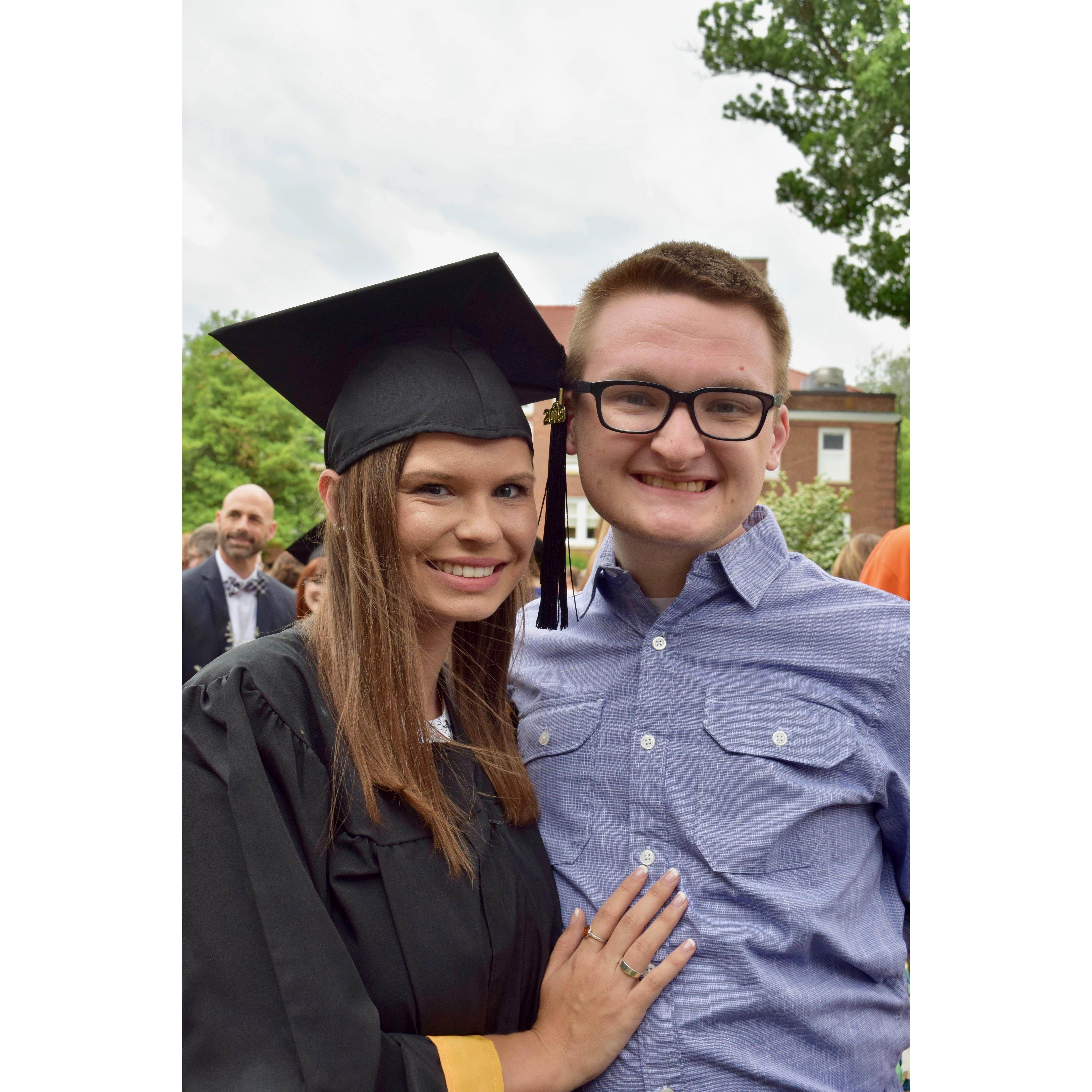 Dory graduates college! (May 2019)