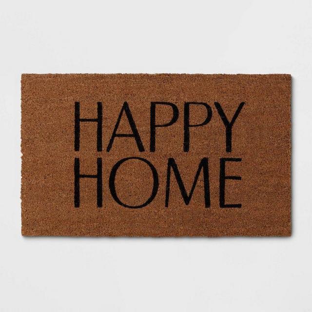 1'6"x2'6" Printed Rug Black - Threshold™