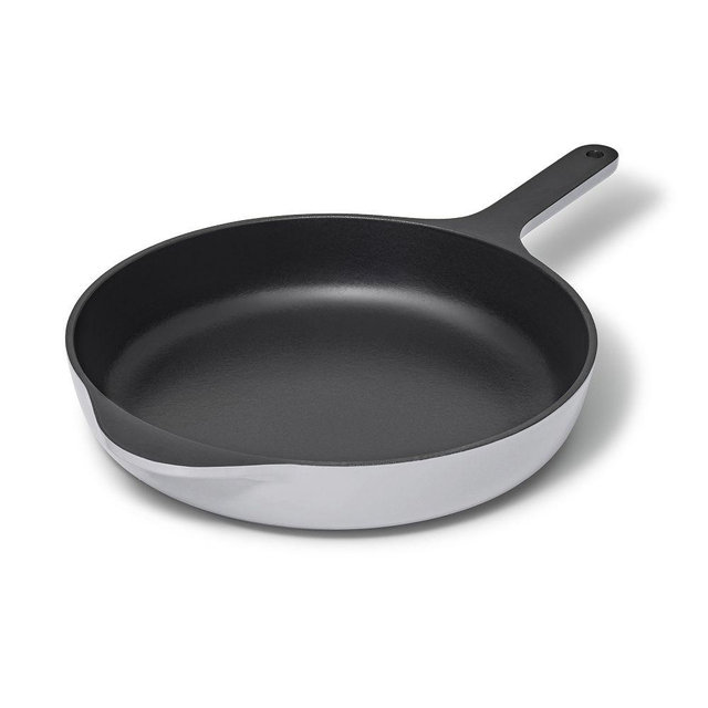 Caraway Enameled Cast Iron Skillet, 10.5in, Gray