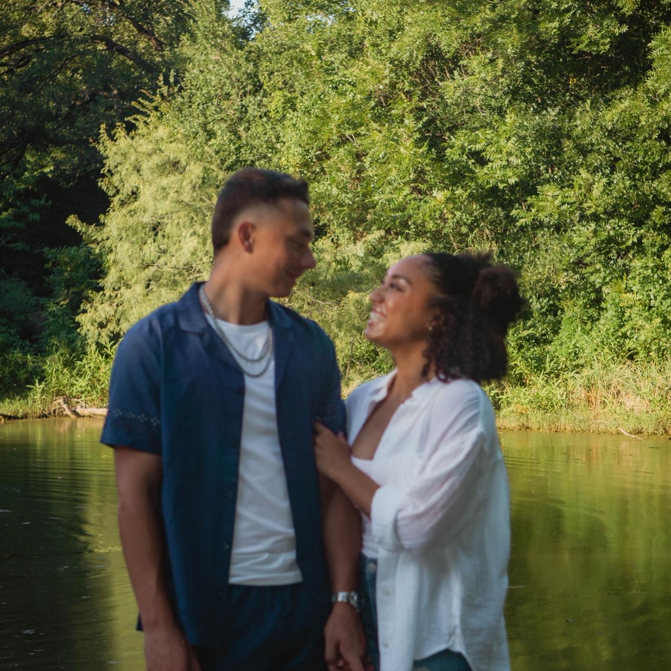 Fun engagement photos where we took our prom photos!