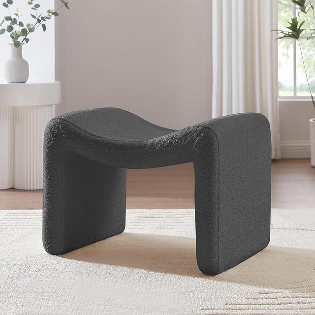 VANOMi Large Footstool Ottoman, Multi-Functional Modern Foot Stool, Sofa Footrest Extra Seating for Living Room, Entryway, Hallways and Bedrooms