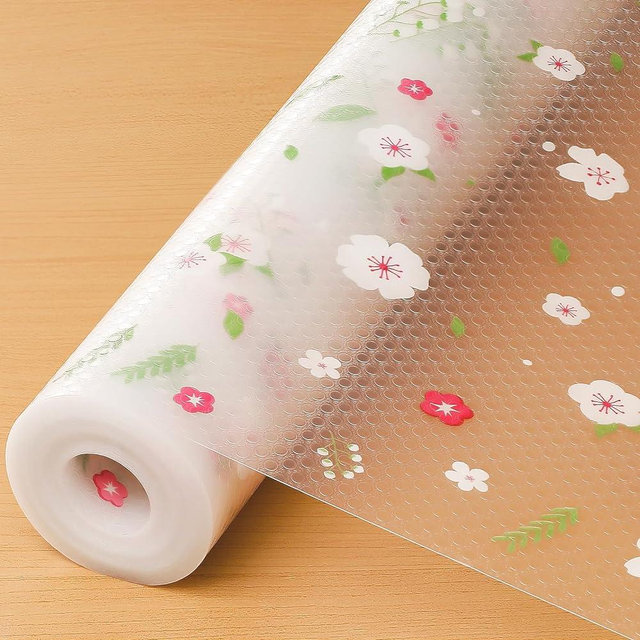 Cooyes Shelf Liner – Premium Cabinet Liner for Kitchen – Shelf Liners for Kitchen Cabinets Non-Adhesive – Waterproof Shelf Paper with Modern Pattern – Durable EVA Cabinet Liners