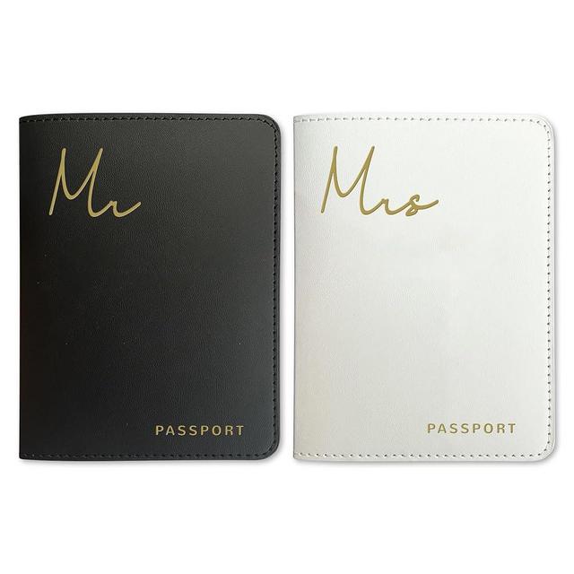 Mr and Mrs Passport Wallet, Wedding Gifts for Couples 2025, Passport Holder for Travel, Honeymoon Travel Essentials