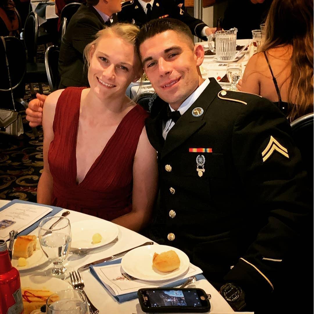 At the Infantry mans ball.