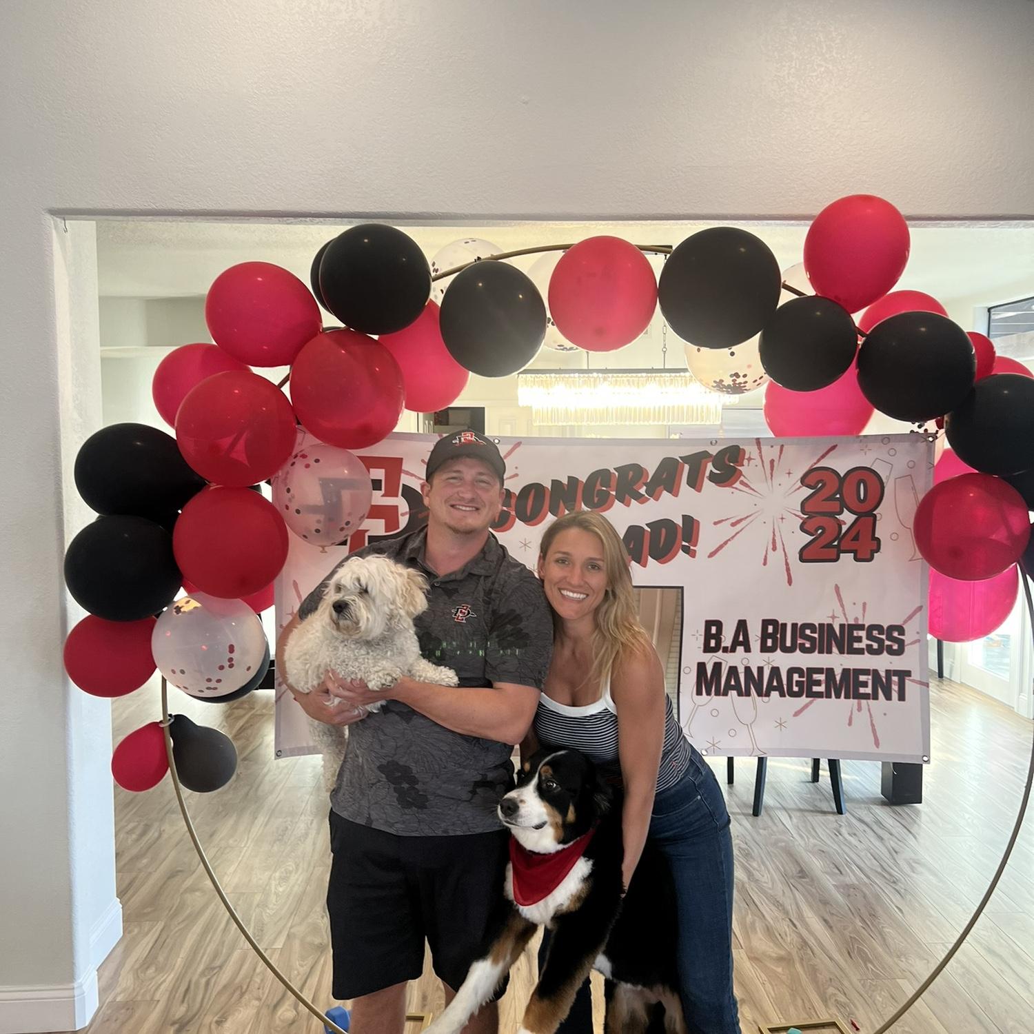 Couldn't be more proud of Shea who graduated from SDSU with a Business Management degree and emphasis in Entrepreneurship.