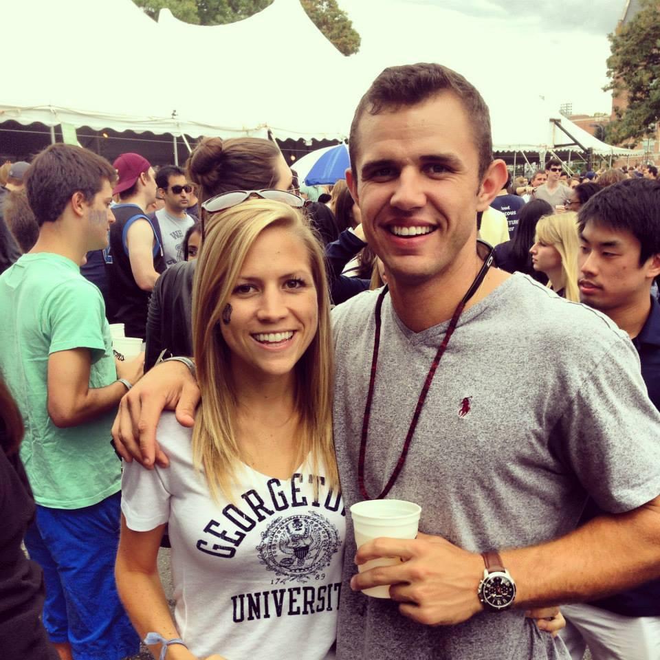 2013 Georgetown Homecoming during Abby's senior year of college