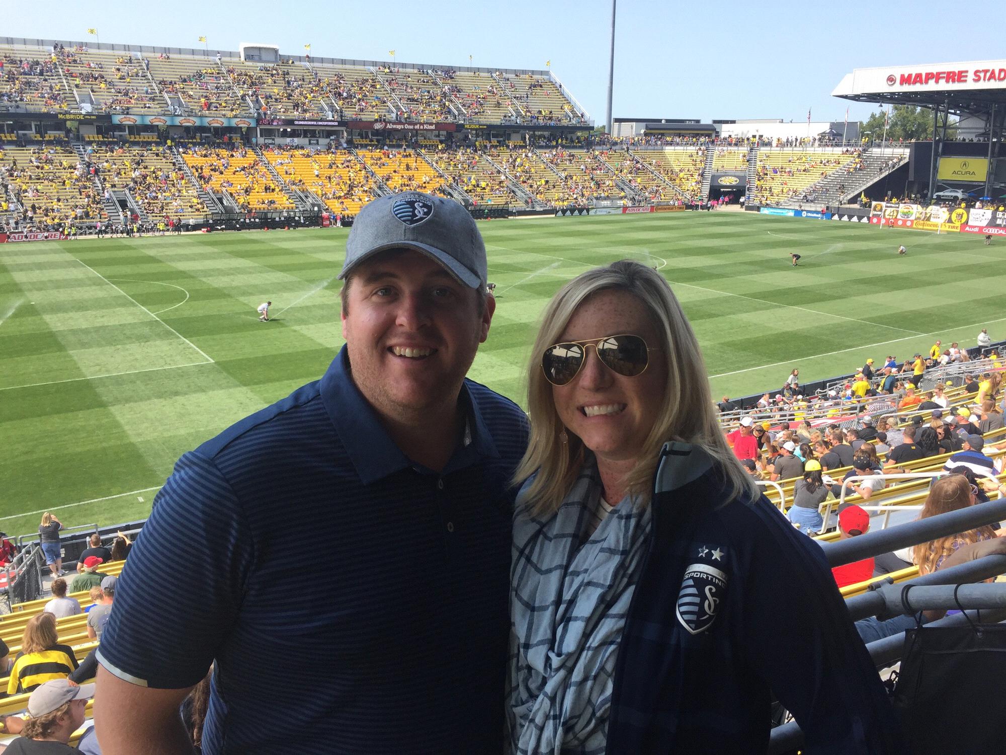When you love your job so much you go on the road to watch them in Columbus and visit great friends