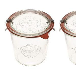 Weck Eco-Friendly Canning Jar - 1/2 Liter Tall Jar Set