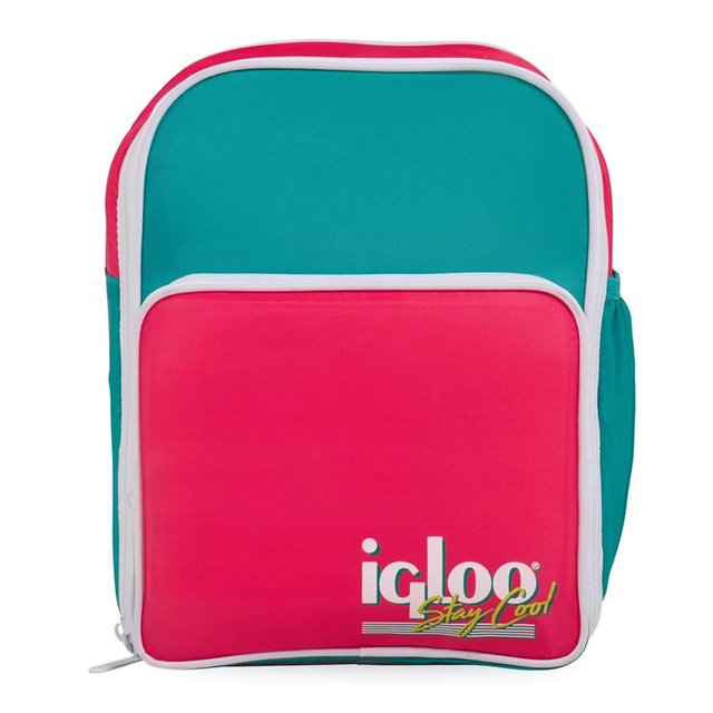 Igloo Retro Mini Convertible Backpack Cooler, Crossbody Bag with Hydration Pocket