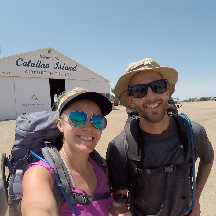 Day dos of death trip- backpacking 40 miles across the desert. #CatalinaWineMixer