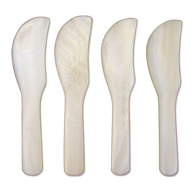 Be Home Mother of Pearl Caviar Spreaders, Set of 4