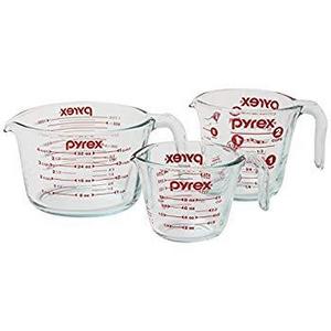 Pyrex 3-Piece Glass Measuring Cup Set
