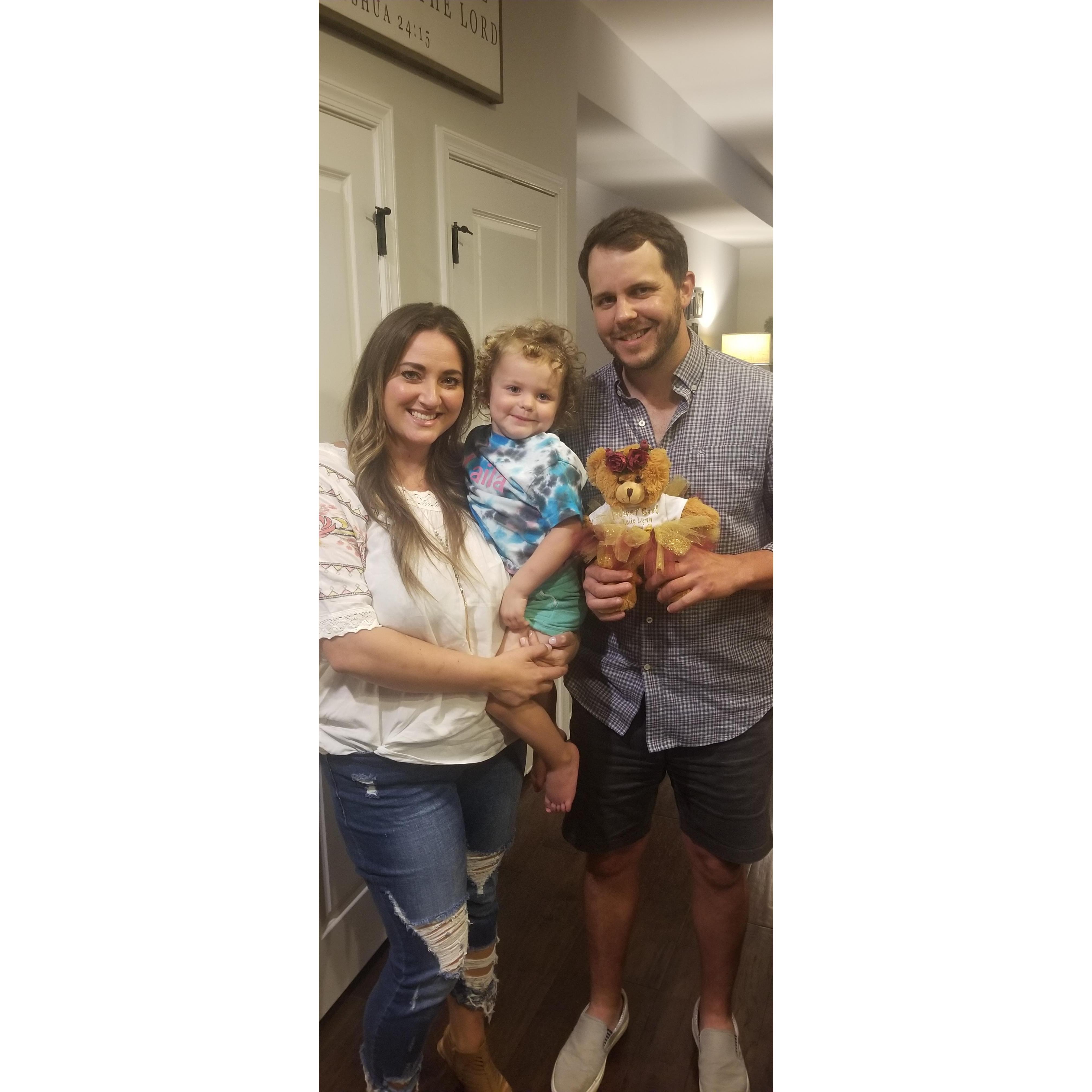 Laila Lynn, will you be our flower girl?