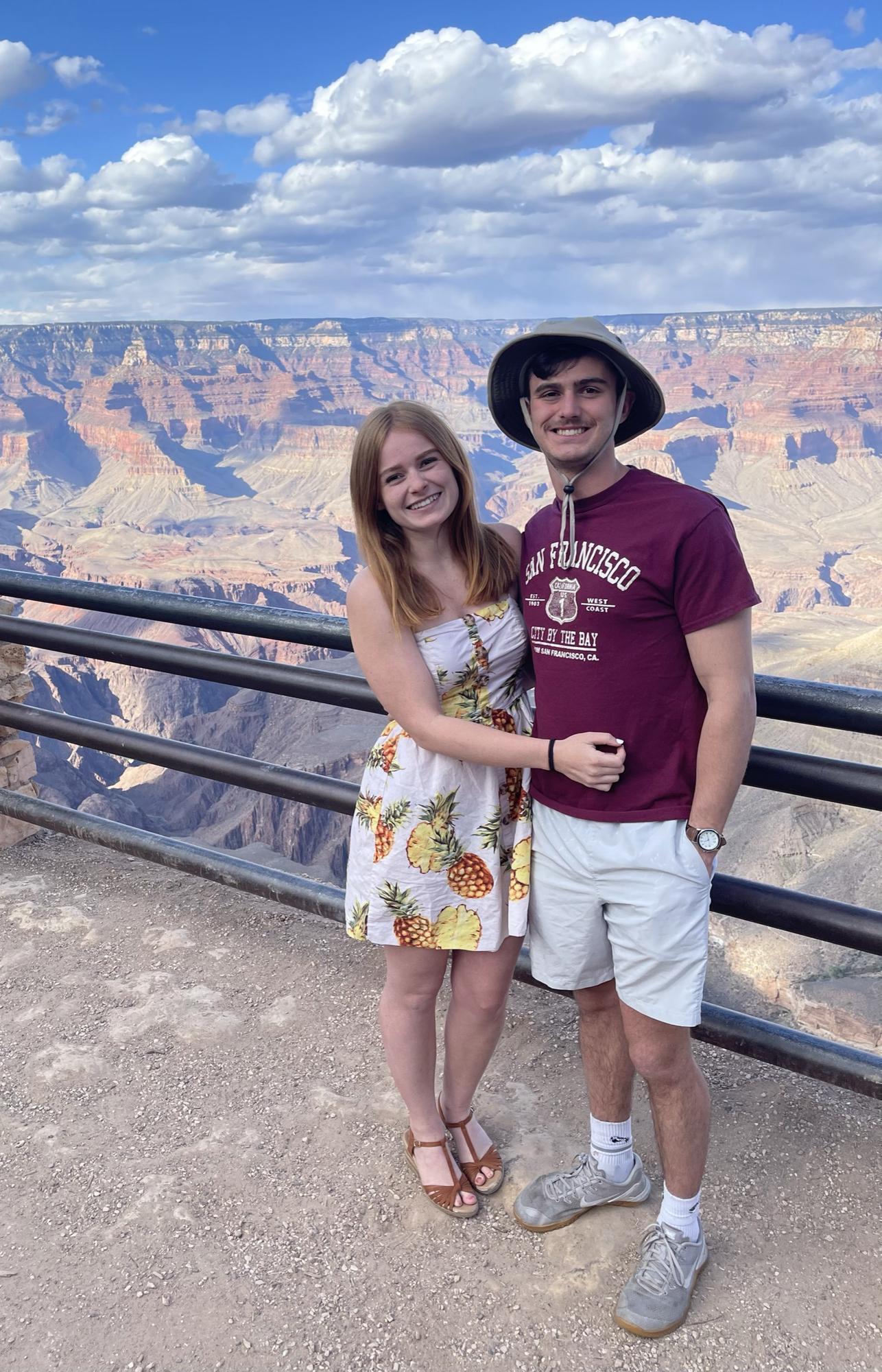 Visiting this big whole in the ground. Very canyon like.