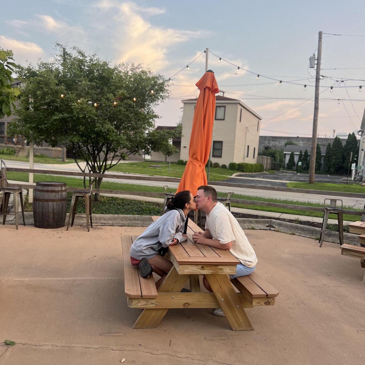 This is the spot we had our first date...