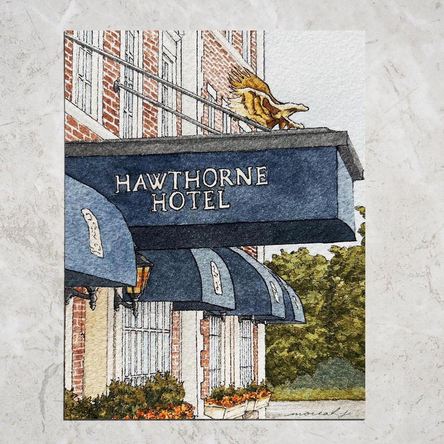 Hawthorne Hotel; Salem, Massachusetts; North Shore MA Art Print