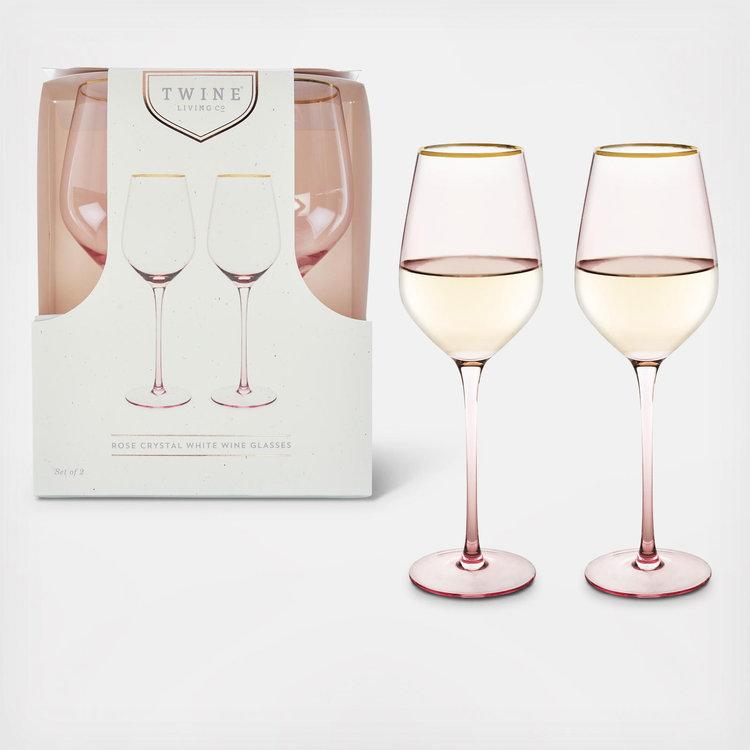 christmas decorations with wine glasses Jeanne Fitz Glitter Reindeer Stemless Wine Glass Set of 4