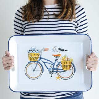 Waterside Enameled Bicycle Tray