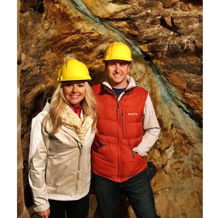 Gold mine touring in Idaho Springs, CO.