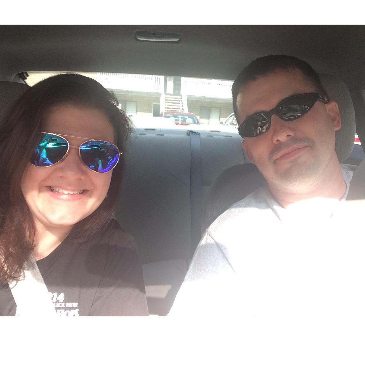 One of our many beach road trips.