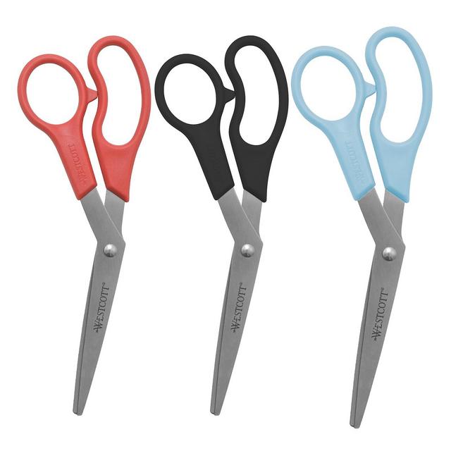 Westcott Bent All Value 8" Stainless Steel Standard Scissors 13023/13403