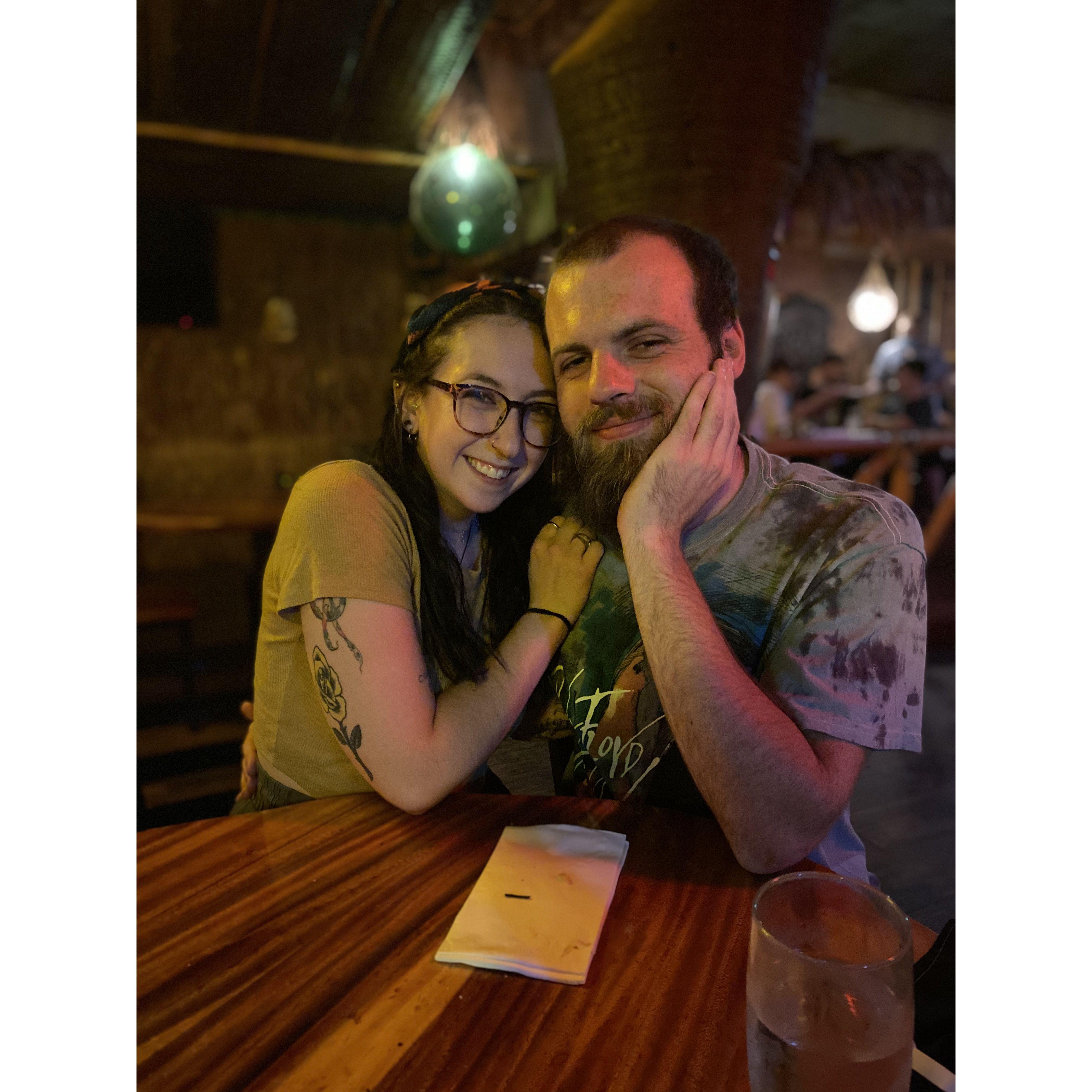 The first time he came to Arizona and we both just knew we were meant to be together