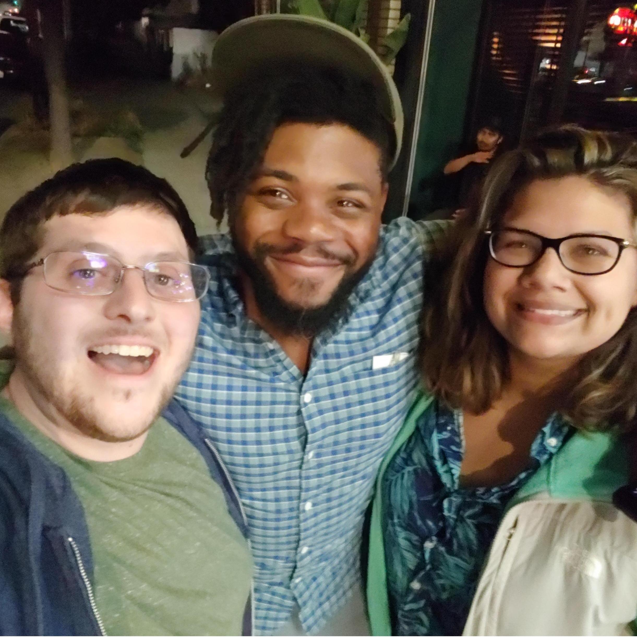 Spending some time with Harri's "Big Brother" in his college Fraternity, Zach!