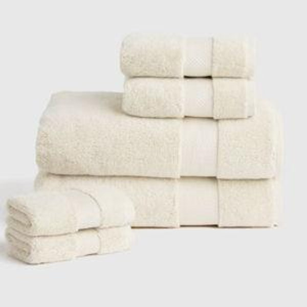 Turkish Ultra Luxe Plush Bath Towel Bundle in Ivory