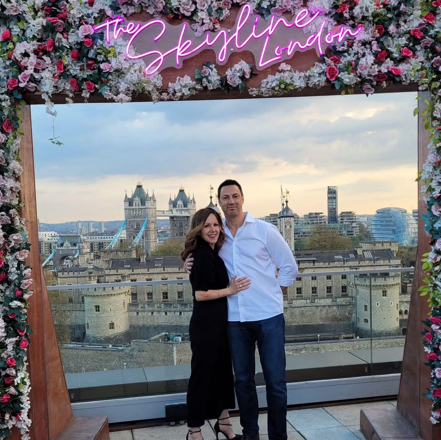 Real backdrop... unreal trip!
