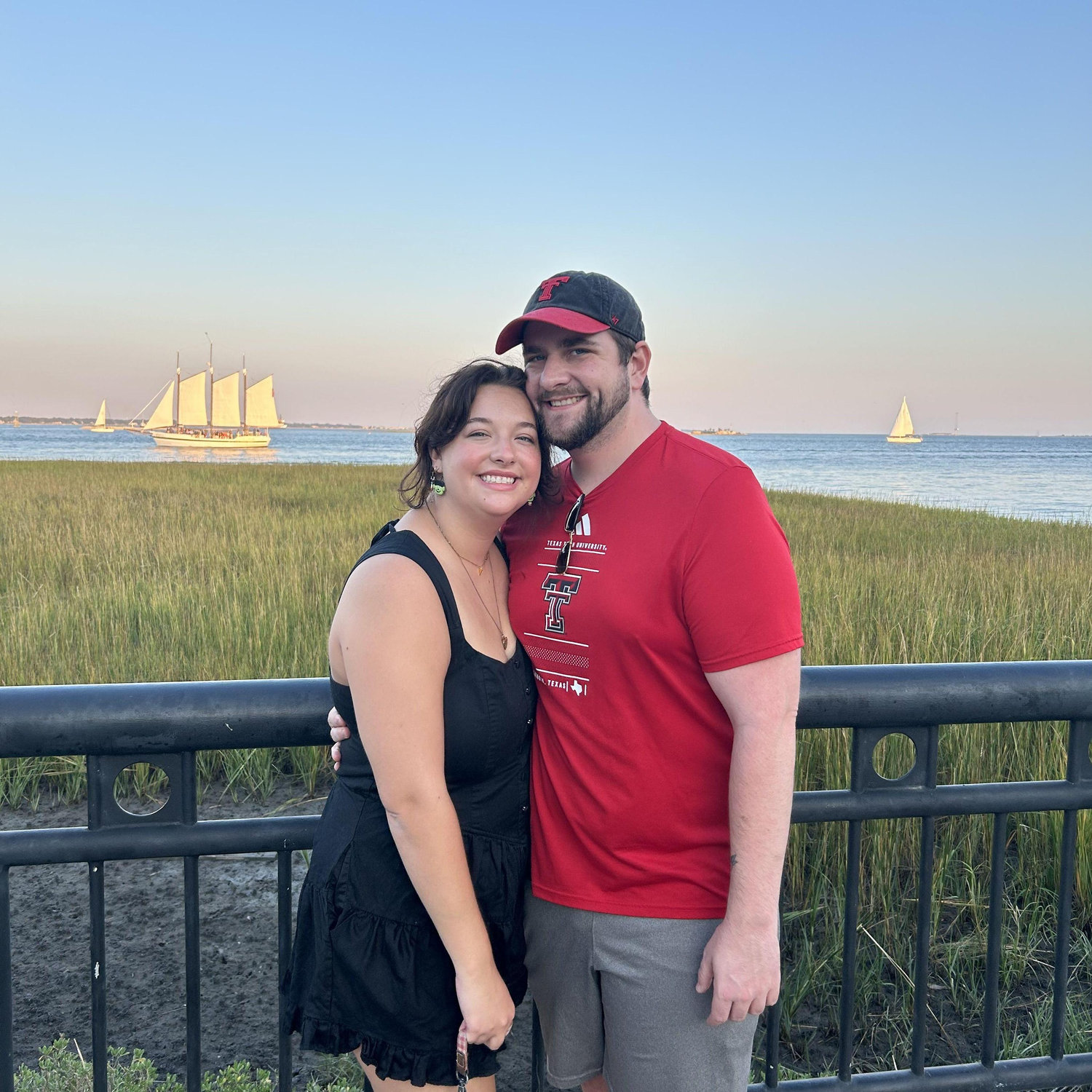 showing my mom around the battery where we had our first date!