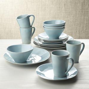 Marin Blue 16-Piece Dinnerware Set