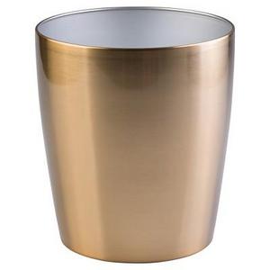 Steel Round Wastebasket Brass - Threshold™