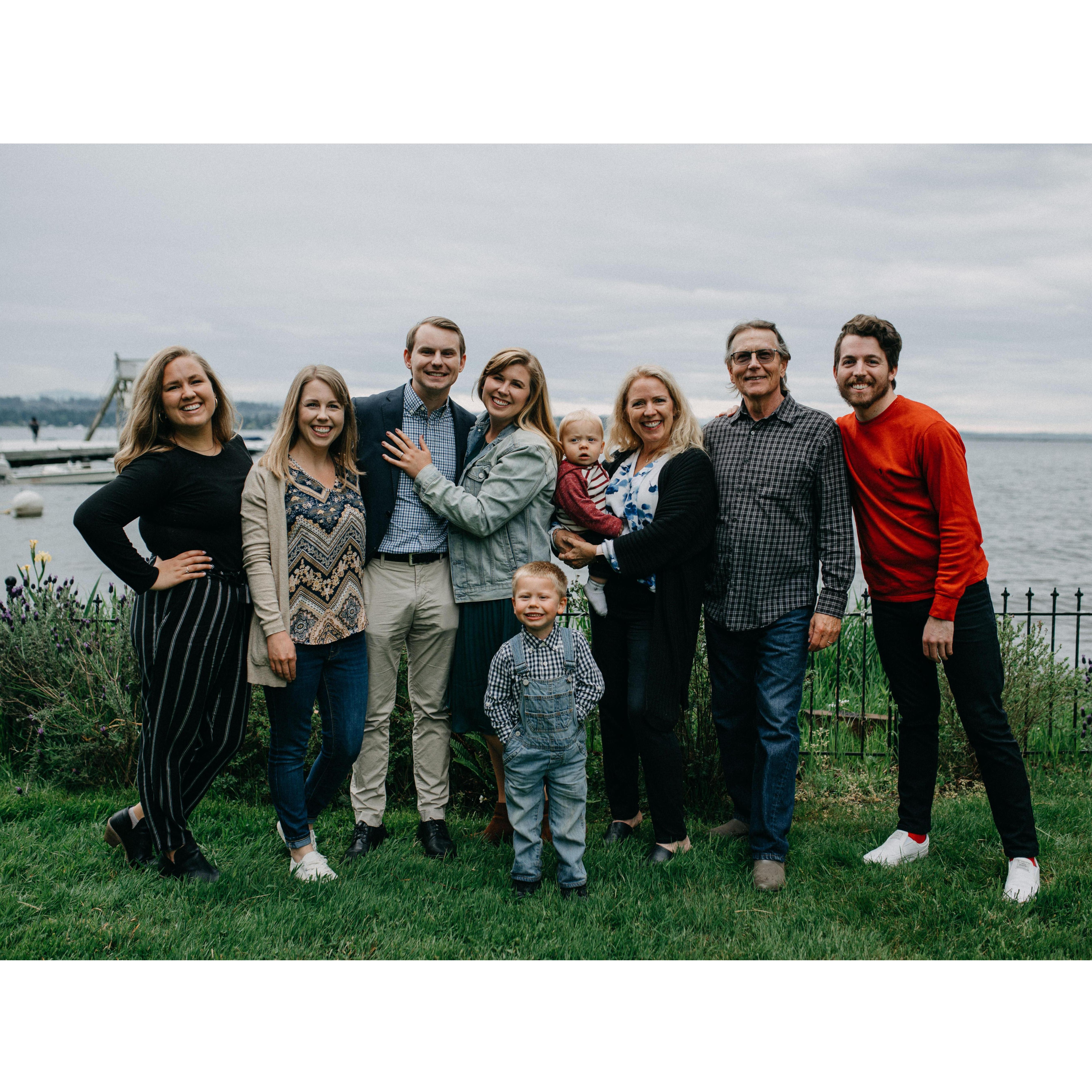 Andrew surprised Annelisa by having her whole family there at the proposal.