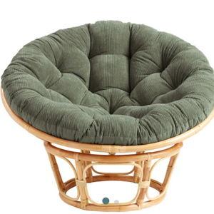 Green Corduroy Papasan Chair Cushion - World Market