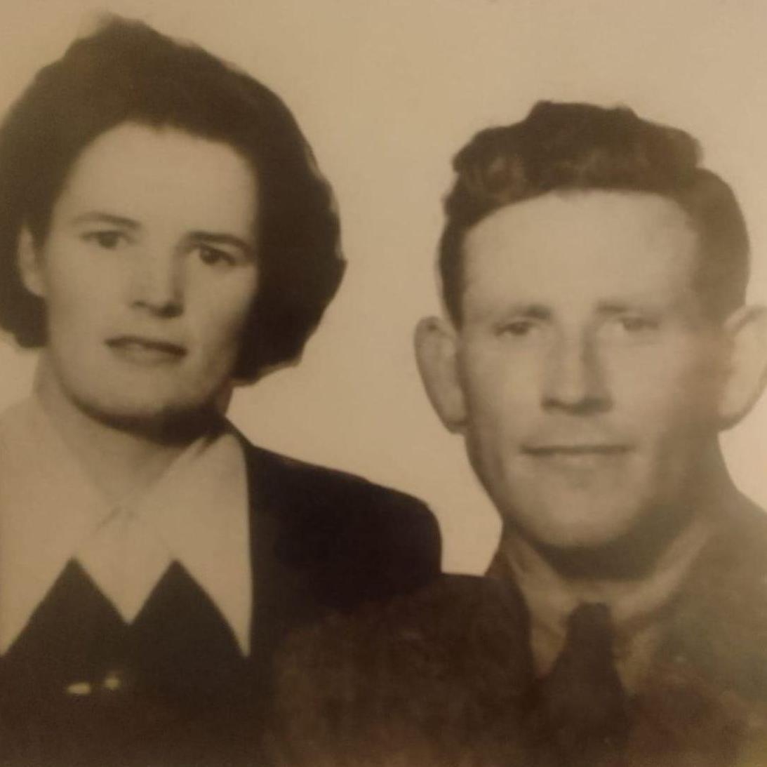 Claire's paternal grandparents, Lena and Frank Costelloe