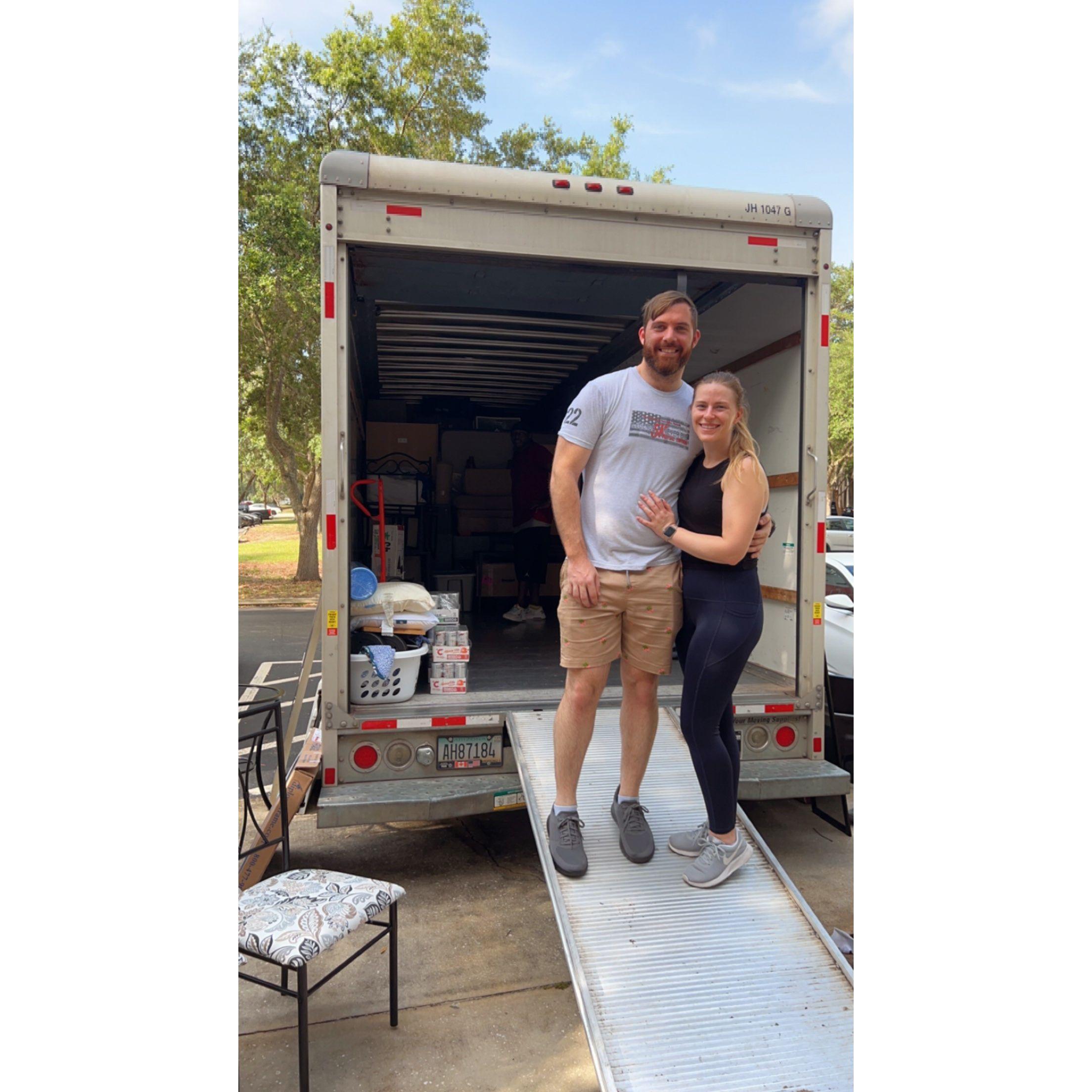 Moving day! It took 2 days to make the move to Virginia