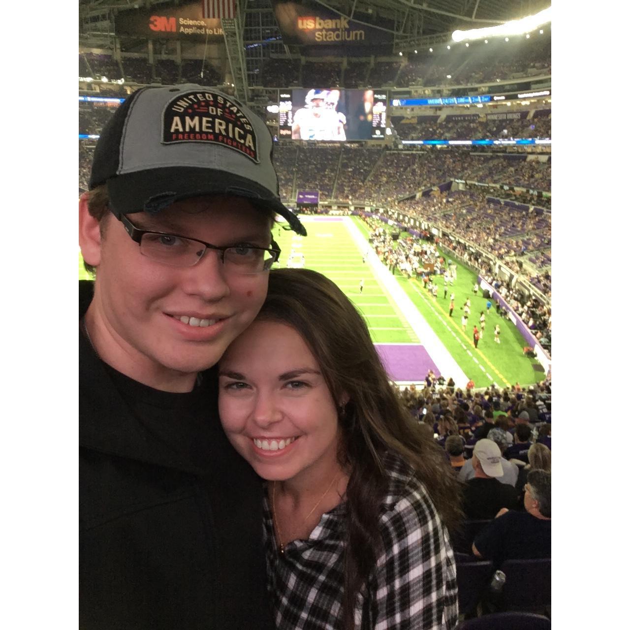 US Bank Statium- Vikings game