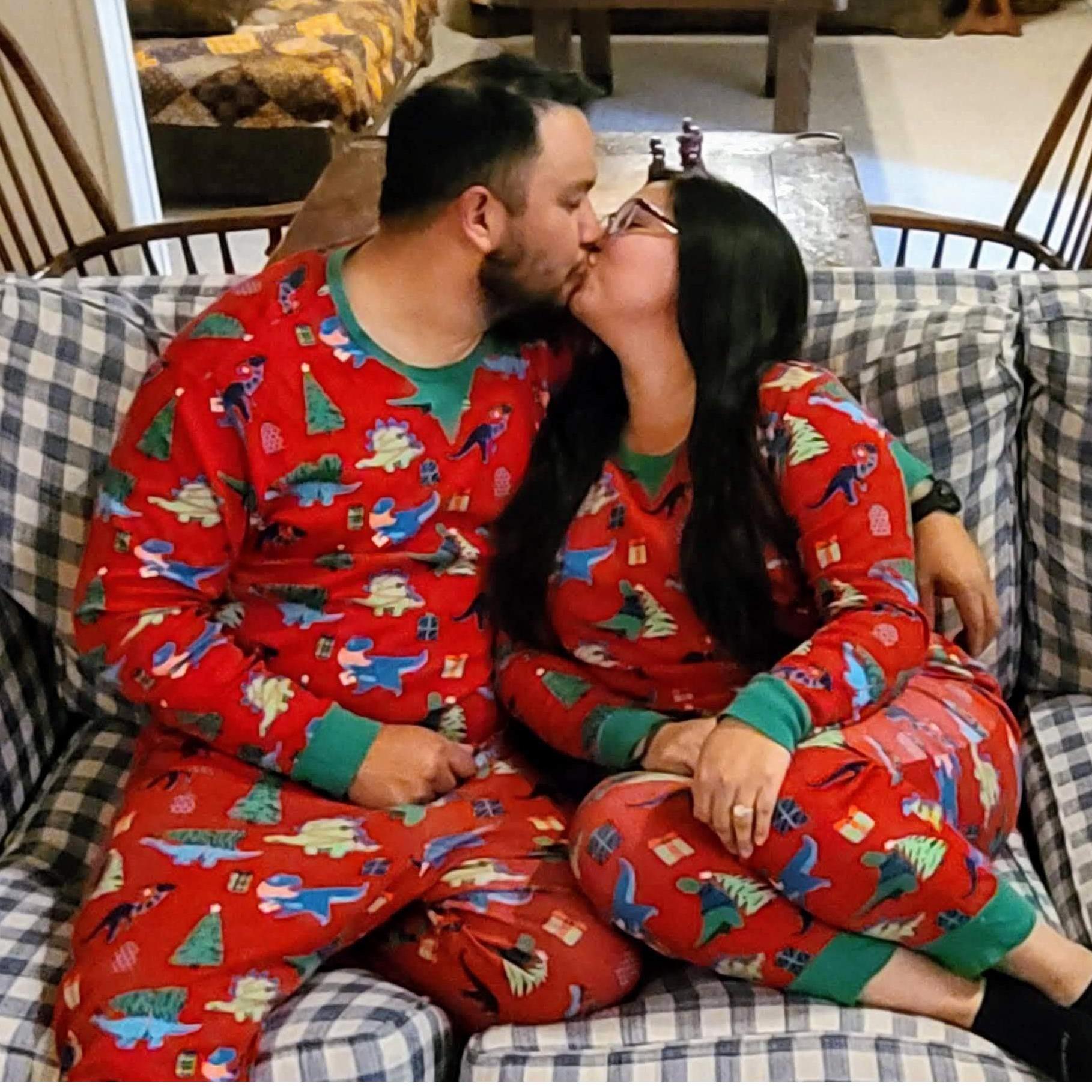 Matching jammies is a must during our family Big Bear trips.