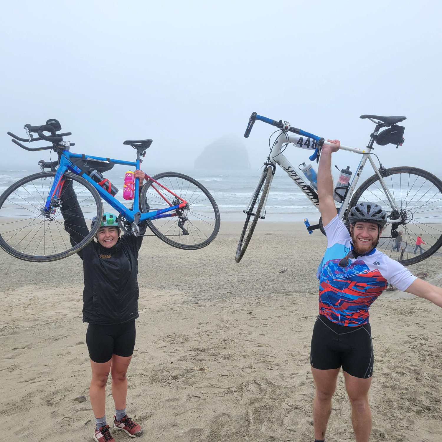 May 2022 in Oregon. We rode 100 miles to see the Pacific for the first time.