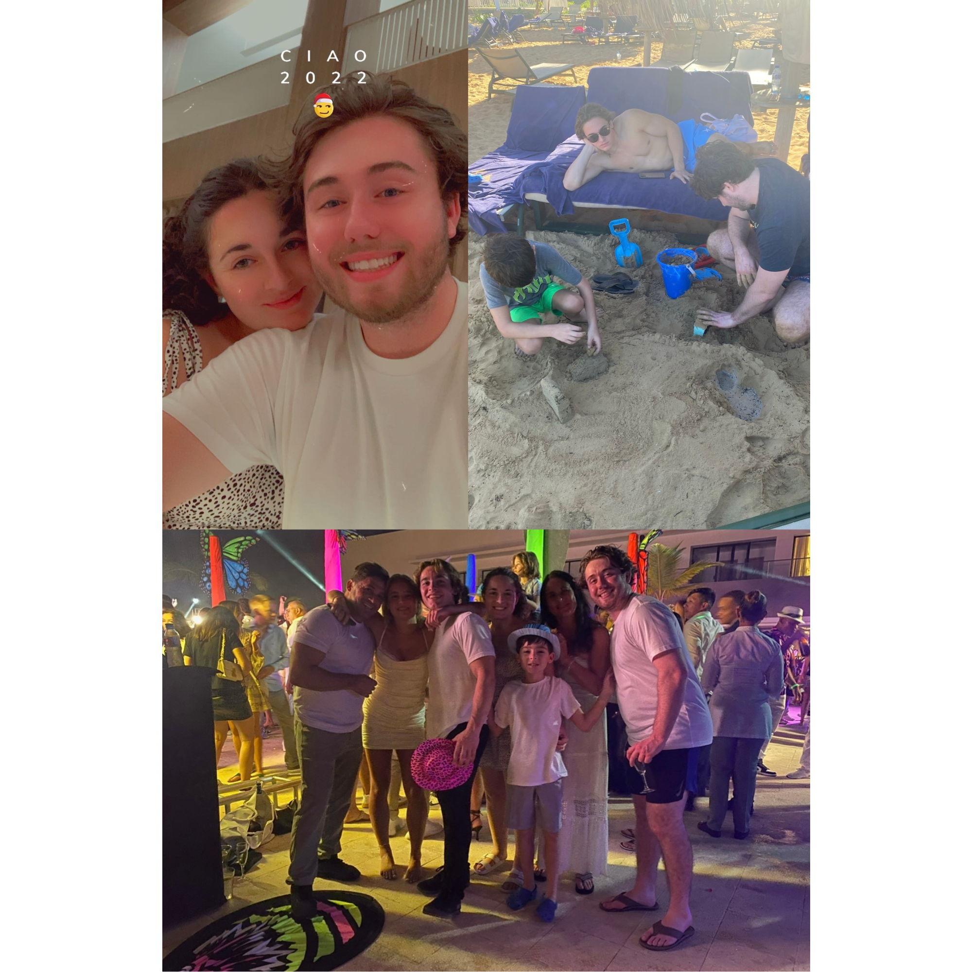 We spent New Years of 2022 in Punta Cana with Emily's family