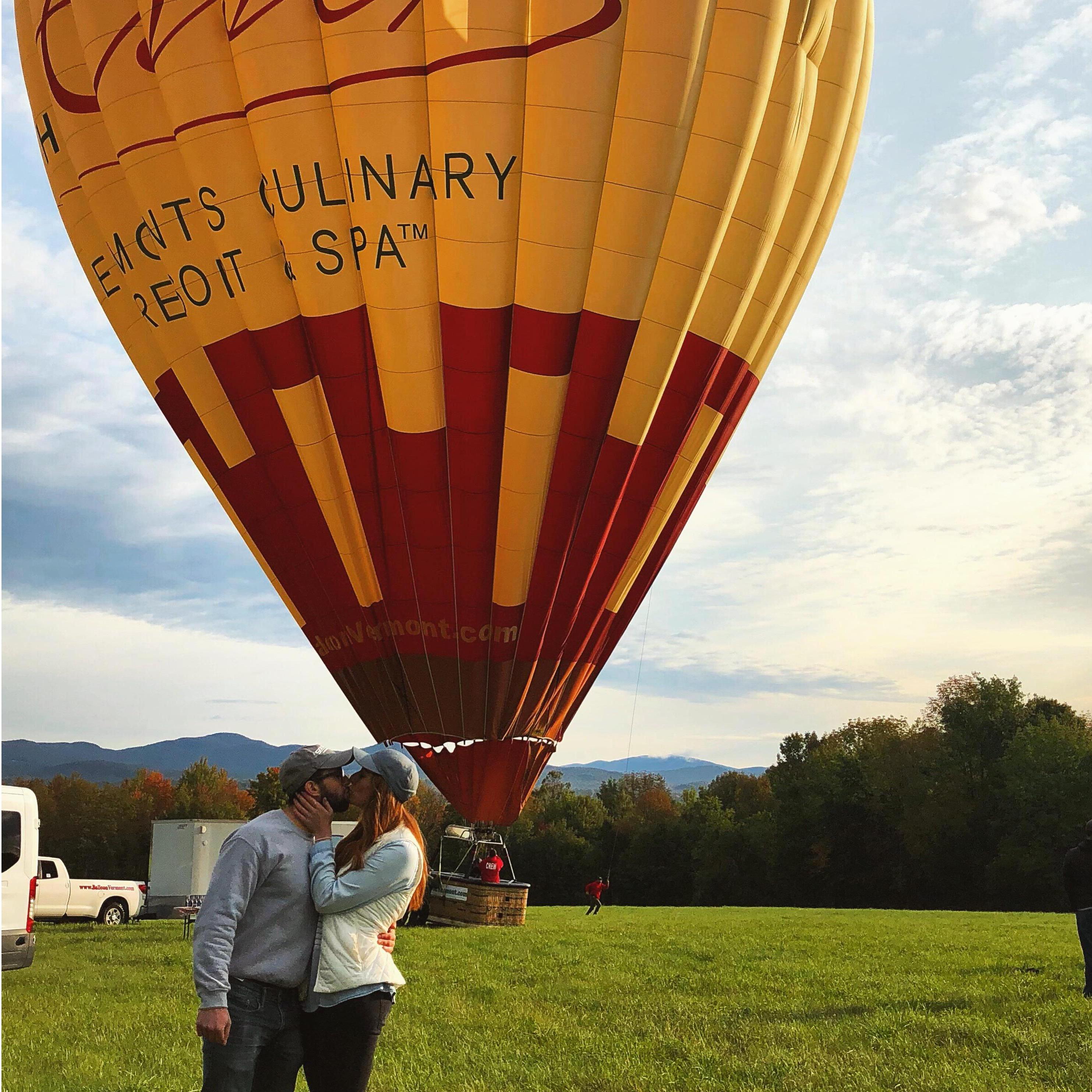 Vermont hot air balloon ride!