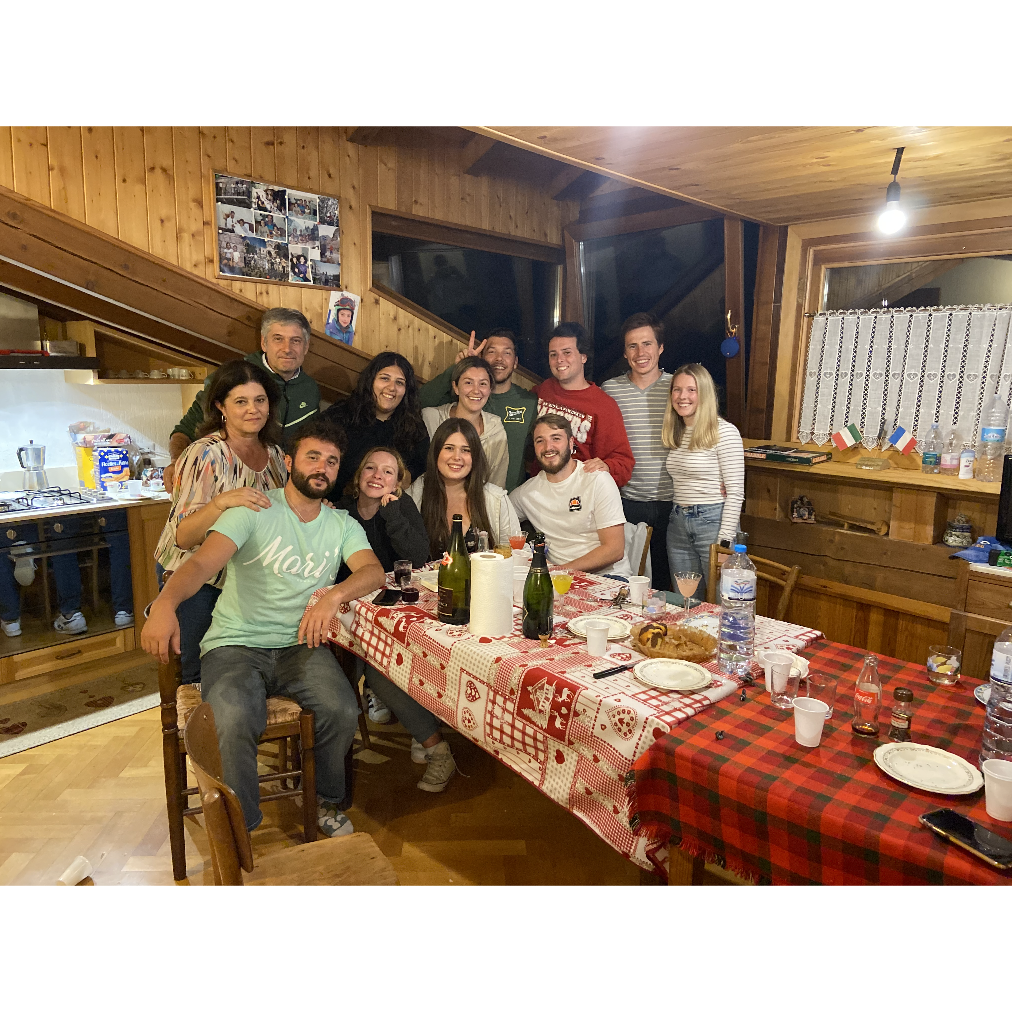 We went to Gianna's Nonna's hometown in the Italian Alps after we got engaged and had a great night celebrating with family!