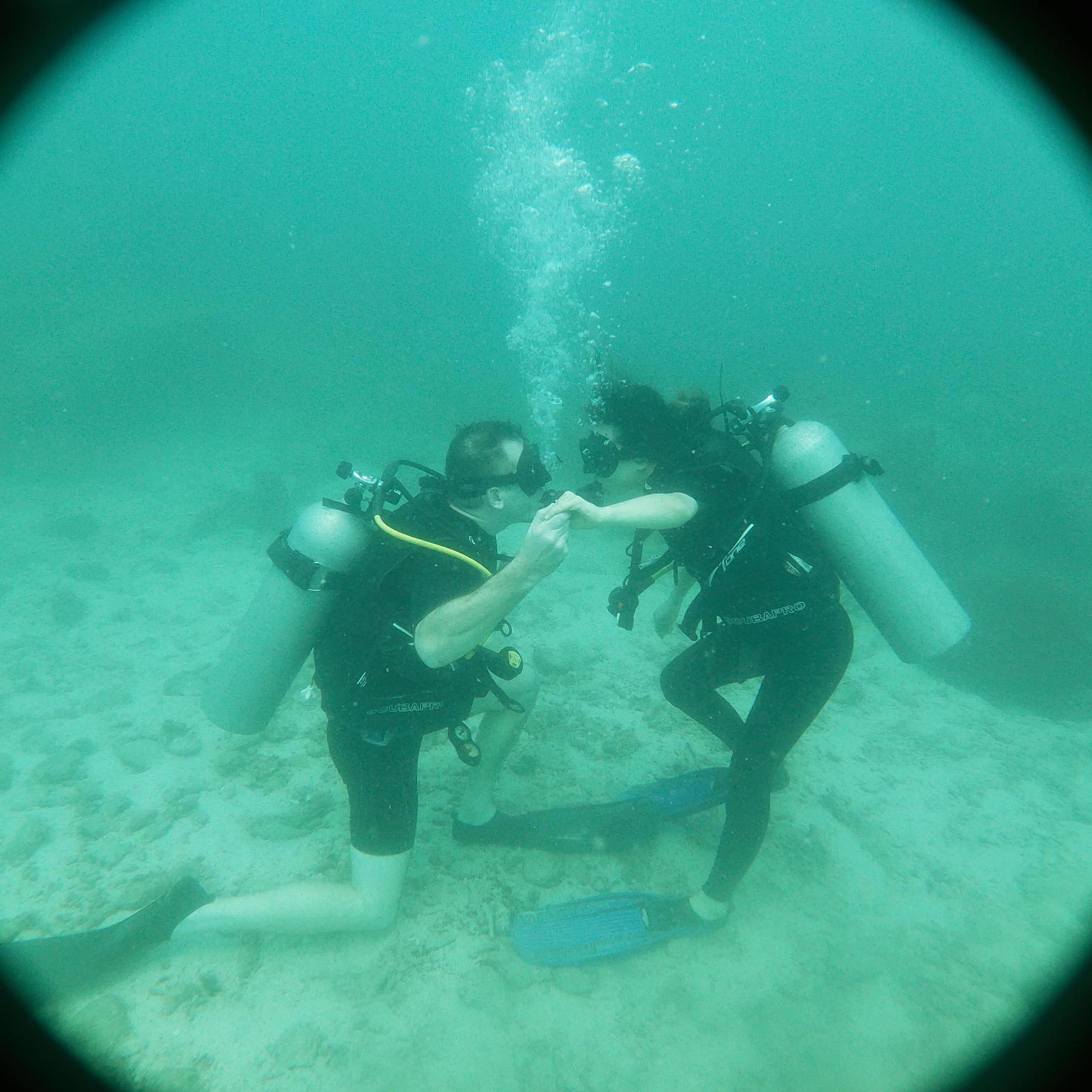 Under the water kiss, Samui, Thailand.