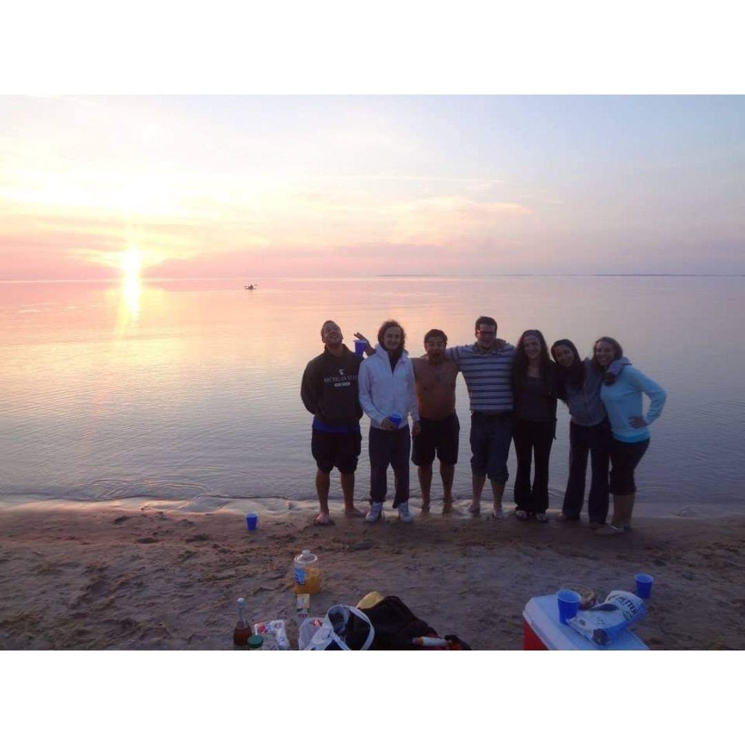 Up North beach camping trip; Summer 2014.