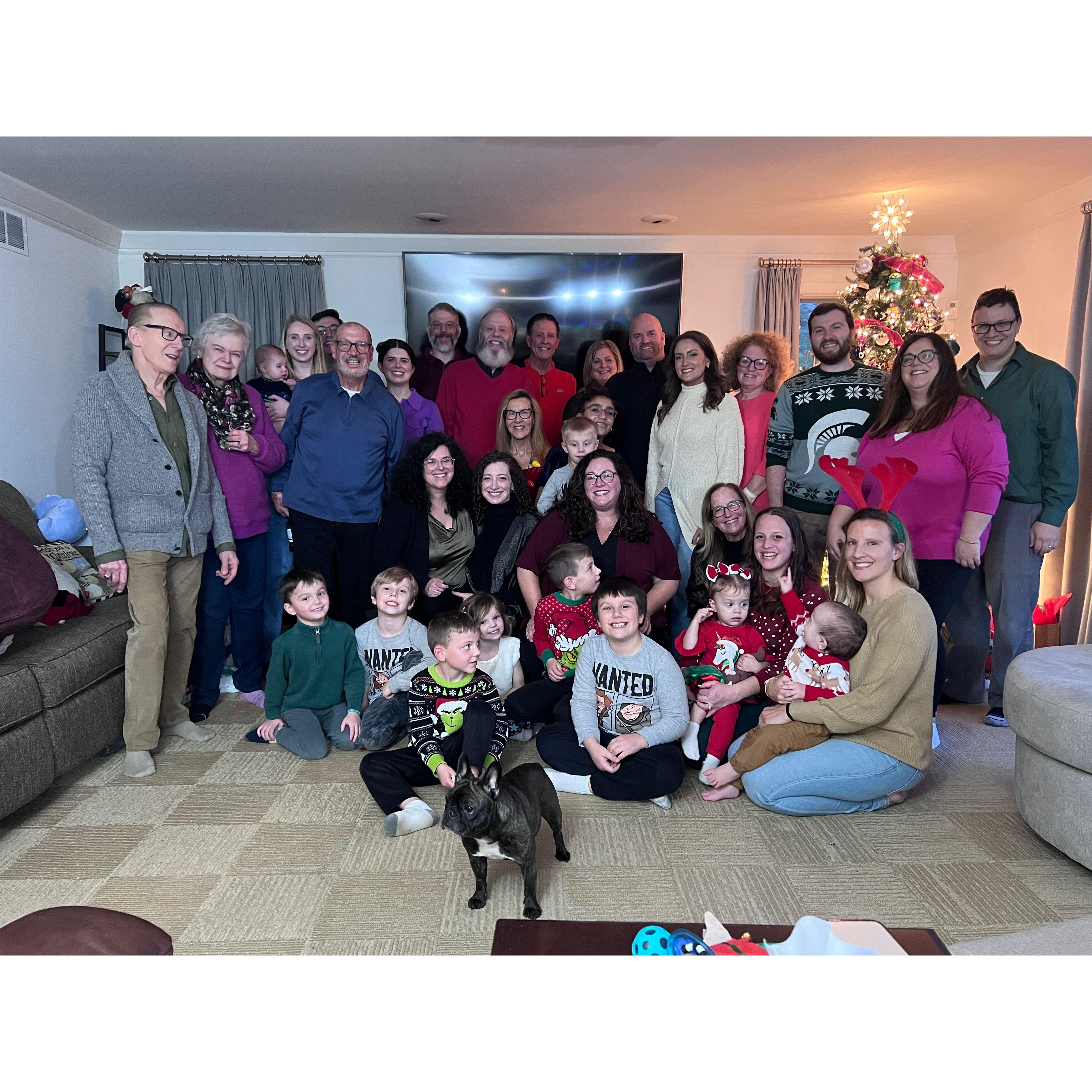 Celebrating with the Van Poperin Mastantuono Clan