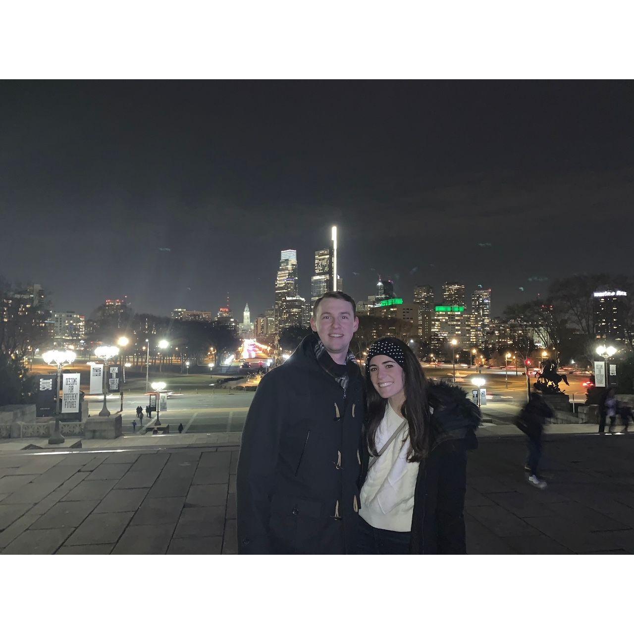 First time in Philly together