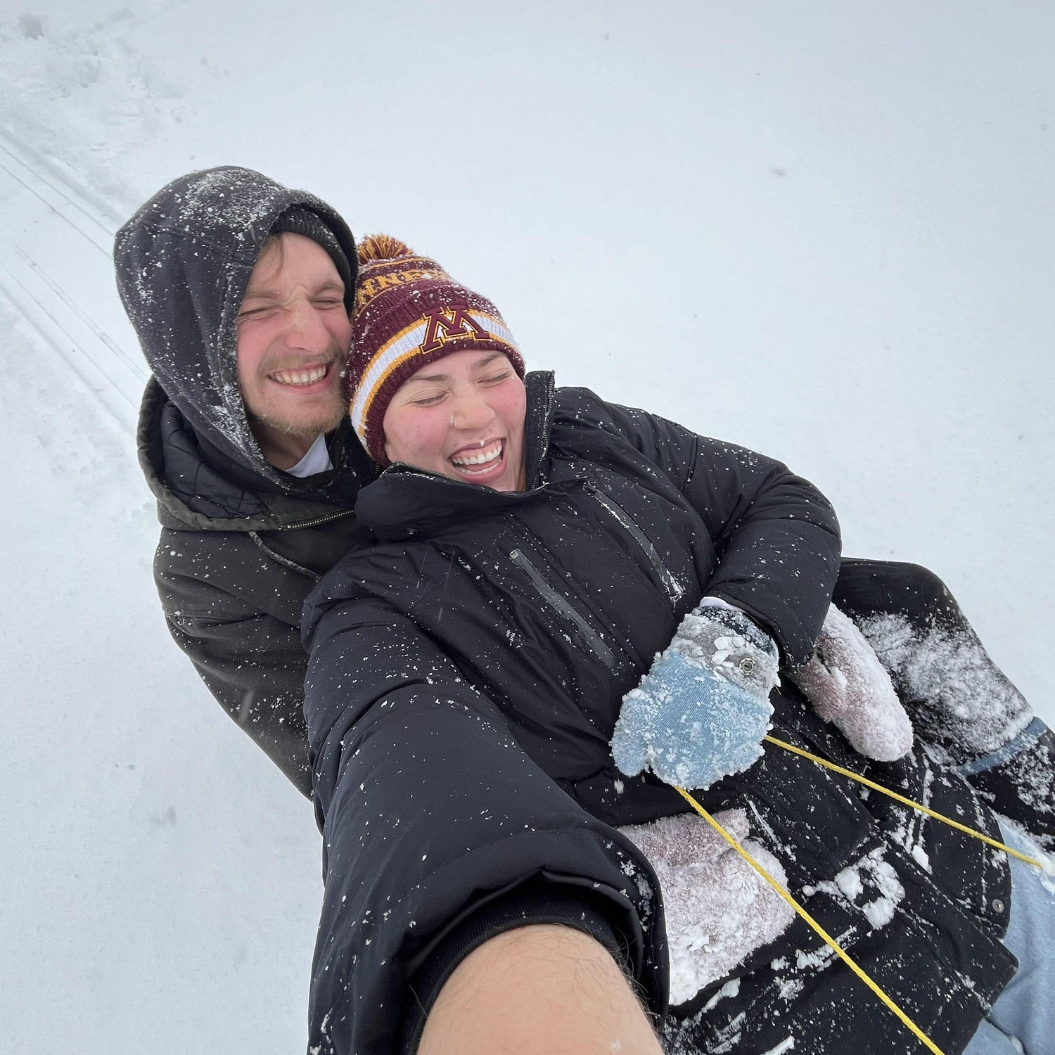 Sledding Over Thanksgiving in MI