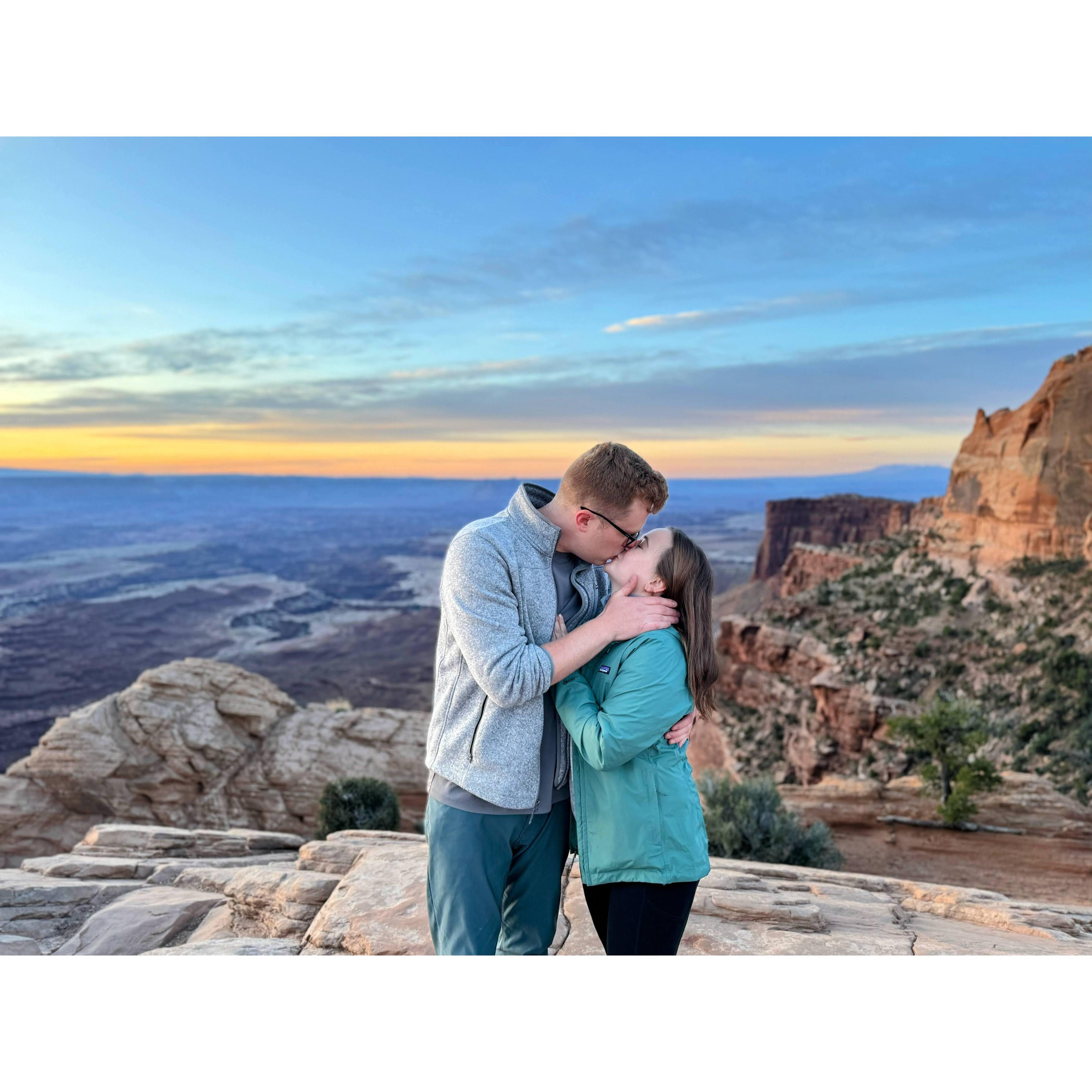 Our engagement at Canyonlands National Park