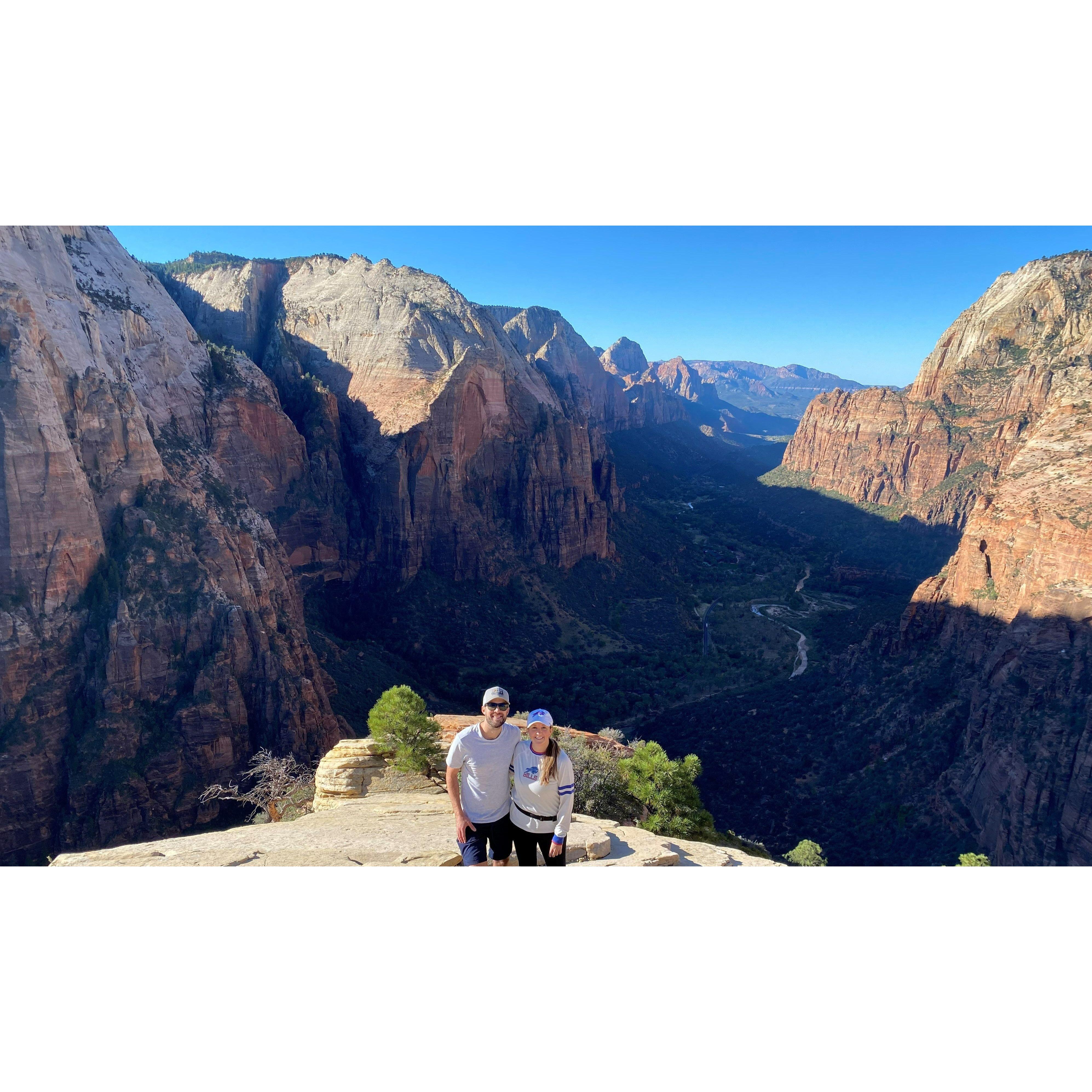 National Park #3! Angel's Landing at Zion National Park.