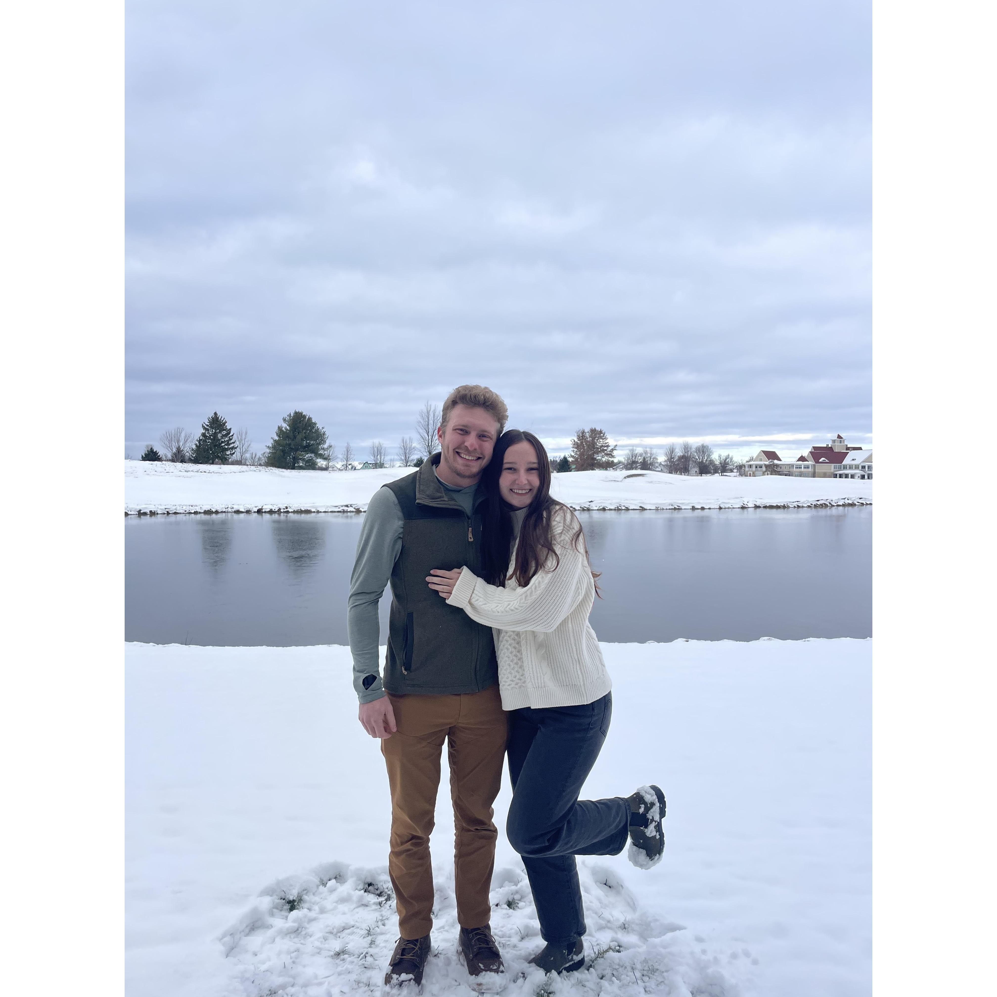 Snowy days.